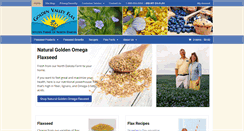 Desktop Screenshot of goldenvalleyflax.com